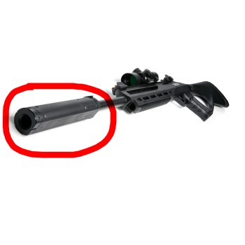 Barrel extension tube for TAC series