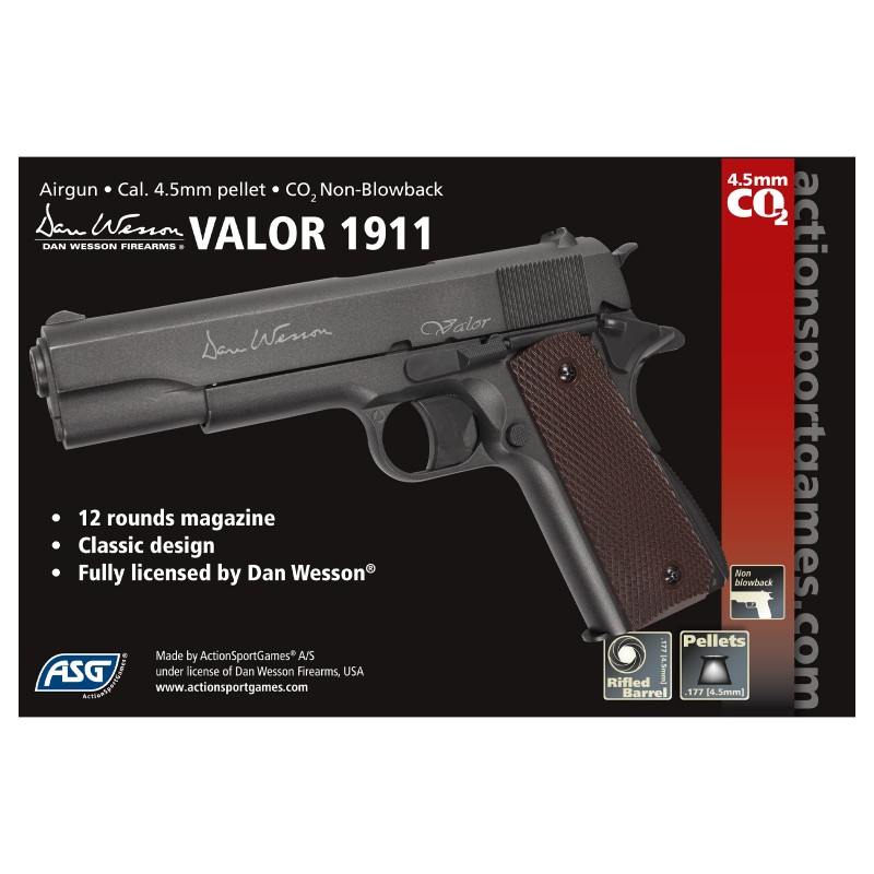 CO2 Dan Wesson VALOR 1911 4.5mm pellet