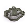 Mesh mask metal OD Green