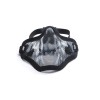 Mesh mask metal Black Skull