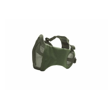 Mesh Mask cheek pad with ear protection OD Green