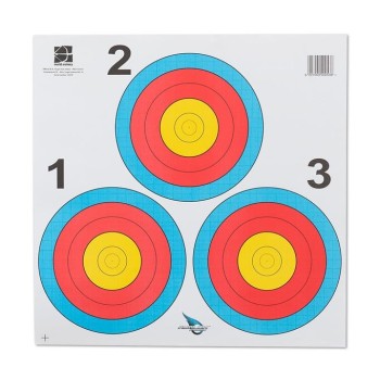 Papirna meta Avalon 40cm sa 3 mete Vegas, standardni centar 5 krugova