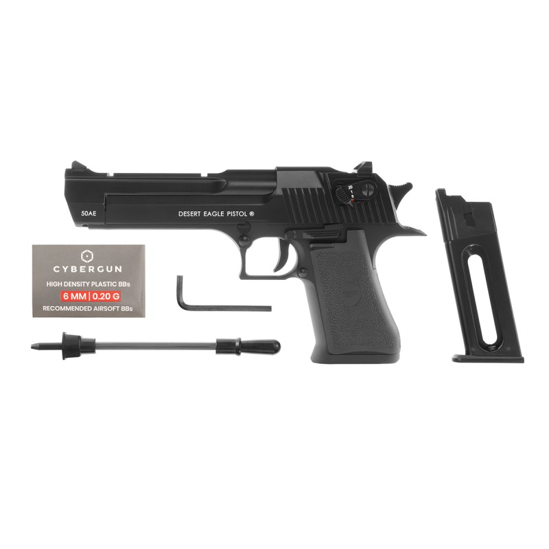 CO2 Desert Eagle 6mm Black GBB Full Auto