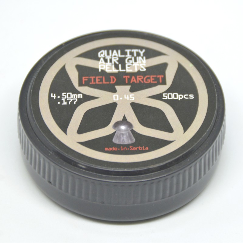 Dijabole 4,5mm Field Target zaobljene 0,45g 500kom