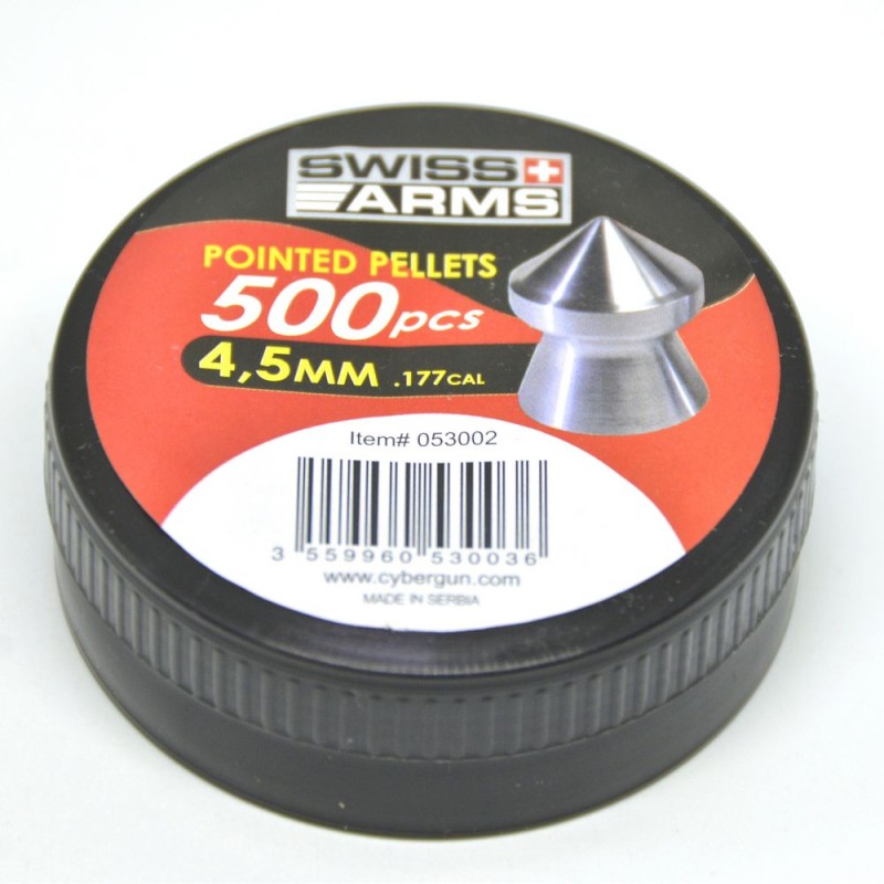 Dijabole 4,5mm Swiss Arms zašiljene 500kom