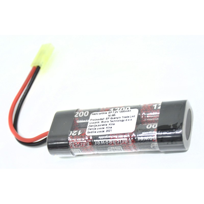 Baterija EP 7,2V 1200mAh NiMh 