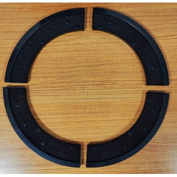 Segment 1/4 crnog kruga oko mete