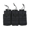 Triple Duo Mag Pouch - Black