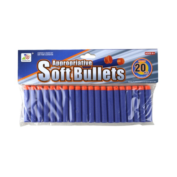 Soft Bullet Darts (7.2cm) - 20 komada pakovanje