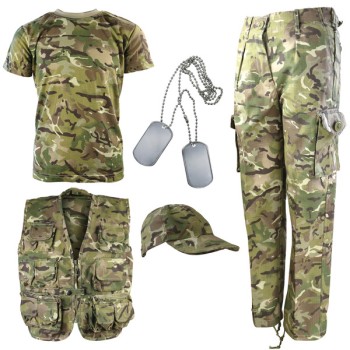 Kids Camouflage Explorer Army Kit - BTP - 11-12 godina