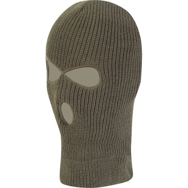 3 Hole Balaclava Olive Green