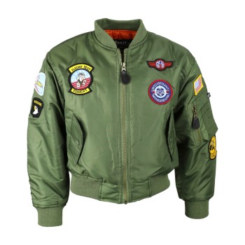 Kids MA1 Flight Jacket - L