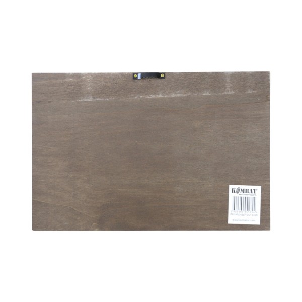 Private Keep Out sign