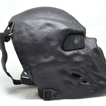 Skull mesh mask - Black