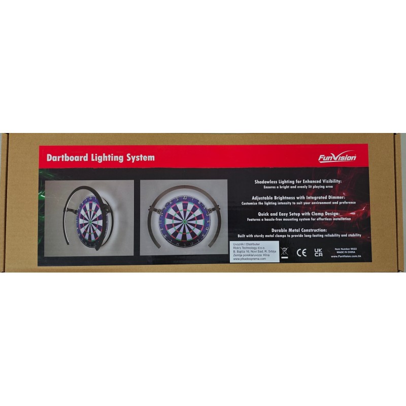 Rick's Dartboard Lighting System (dva segmenta)