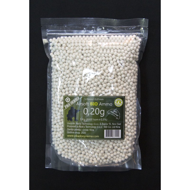 Pro-Series airsoft BBs 0.20g BIO 1Kg