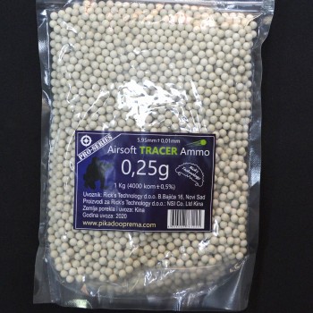 Pro-Series airsoft BBs 0.25g TRACER 1Kg