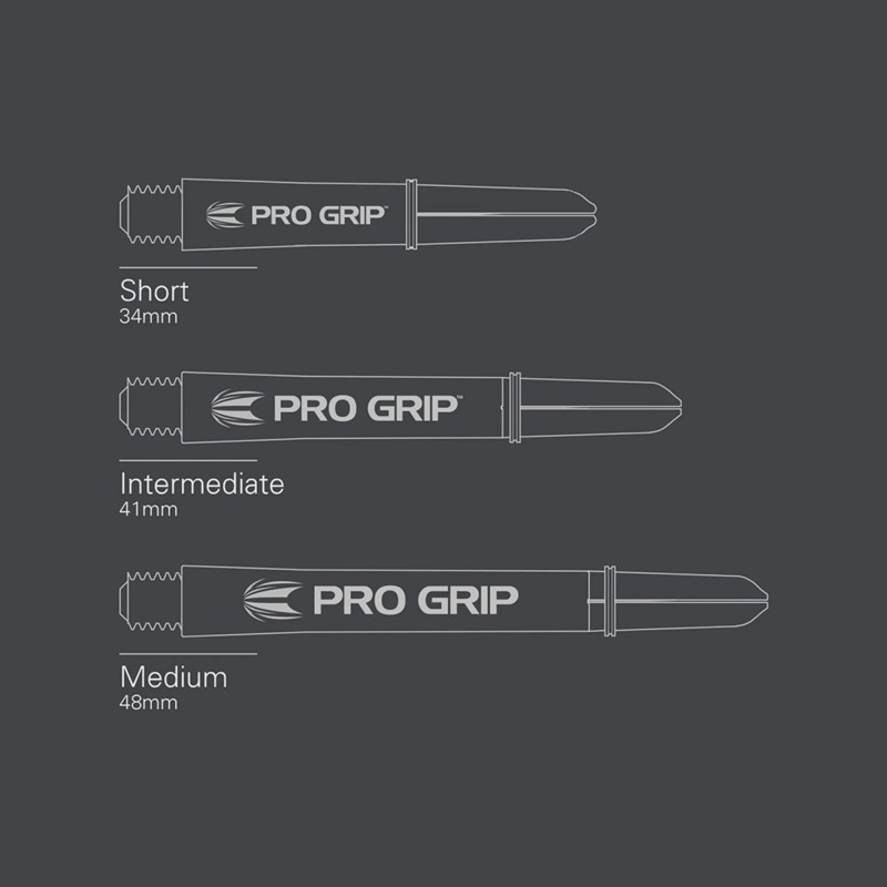 Pro Grip 3 Sets Clear Shaft