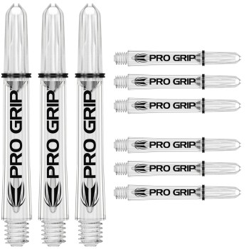 Pro Grip 3 Sets Clear Shaft