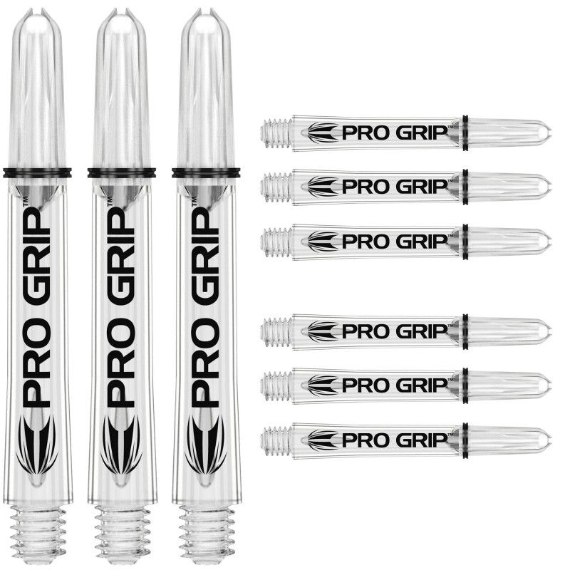 Pro Grip 3 Sets Clear Shaft