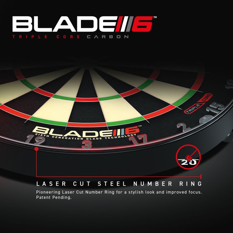 Blade 6 Triple Core Dartboard